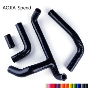 For Husqvarna TC 250 TXC 250 2010 2011 Silicone Radiator Coolant Hose BLACK - Picture 1 of 12