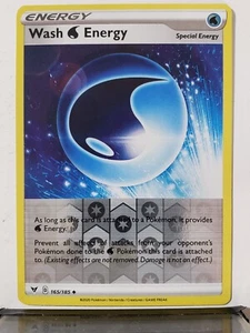 Tarjeta de Pokémon INVERSA HOLO Wash Energy 165/185 casi nueva voltaje vívido $2 envío plano - Imagen 1 de 2