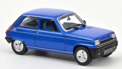 MODELLINO AUTO STATICO NOREV RENAULT 5 ALPINE 1977 BLU MODELLISMO SCALA 1:43  - Immagine 1 di 2