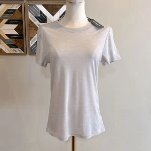Allbirds Merino Wool Blend TrinoXO Tee Classic Fit Natural White Taupe Small NWT - Picture 1 of 7