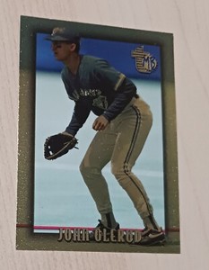 1995 Topps Embossed Baseball - JOHN OLERUD Golden Idols #52