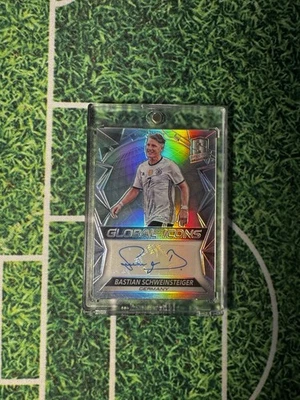 2016 Panini Spectra Soccer Bastian Schweinsteiger Silver Auto /49 [Discontinued] - Image 1 of 2