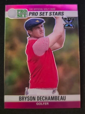 2021 Leaf Pro Set | Bryson DeChambeau - Rookie /20 #08 - Image 1 of 2