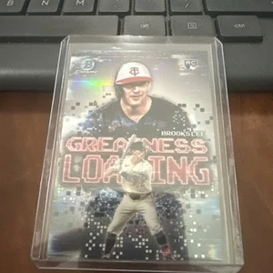 2025 Bowman Chrome Brooks Lee RC Greatness Loading #GL-14 Rookie Card Insert - Picture 1 of 2