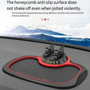 Stylish Anti Slip Mat for Car with Phone Holder and Parking Sign Feature - Zdjęcie 1 z 9