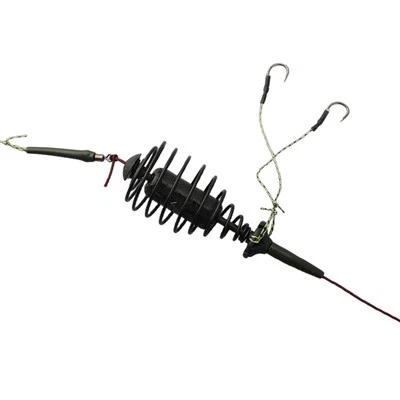 NOT SPECIFIED Alimentador de cesta de alimentación cebo de pesca gancho de compartimento montado cesta de pesca accesorios de jaula nuevo