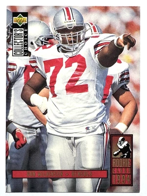 ROOKIE CARD DAN WILKINSON Bengals 1994 Upper Deck Collector's Choice Card #5 - Image 1 of 2