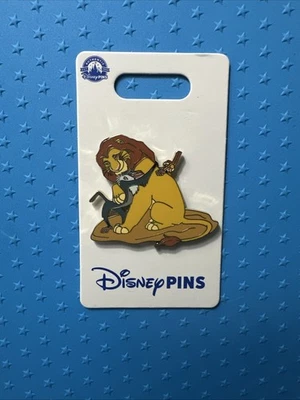Prendedor Disney Rey León Mufasa y Rafiki 2024 auténtico Foto 1 de 2