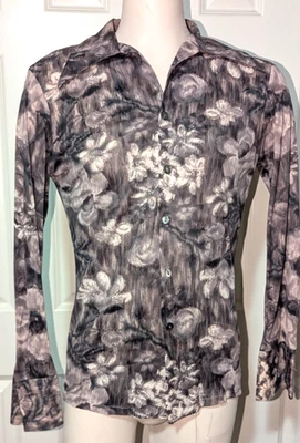 Camisa discoteca vintage años 70 Triumph of California manga larga M cuello ancho ajustada Foto 1 de 4