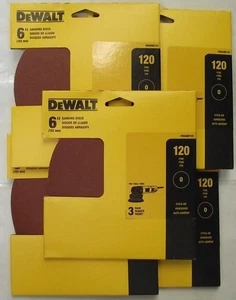 Dewalt DWAS60123 6" x 120 Körnung zum Aufkleben Schleifscheiben 5 - 3 Packungen - Bild 1 von 1