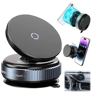 Soporte magnético para teléfono de vacío 360 rotación ventosa montaje para teléfono, accesorio para automóvil - Imagen 1 de 22