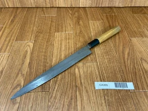 Cuchillo de cocina de chef japonés Yanagiba vintage 230/377 CA355 DAÑADO PARA ZURDOS - Imagen 1 de 17