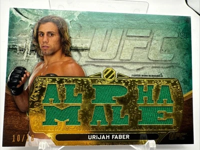 Utijah Faber 2014 Triple Threads Relic Green 10/18 UFC- 1973 - Image 1 of 2