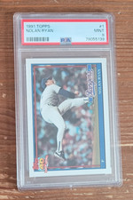 1991 Topps #1 Nolan Ryan PSA 9 Texas Rangers