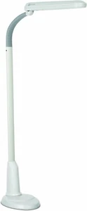 OttLite 24 Watt L24554 Task Plus High-Definition Floor Lamp,Plastic, Dove Grey - Picture 1 of 5