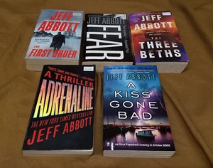 JEFF ABBOTT 5 PSYCHOLGICAL Thriller Books SERIES: SAM CAPRA & WHIT MOSLEY - Imagen 1 de 8