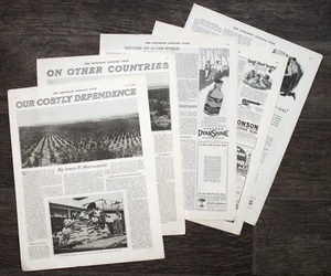 1926 Political 8-Page Magazine Article Our Costly Dependence on Other Countries - Picture 1 of 2