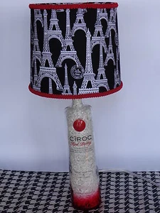 Folk Art/By the Artist Table/Desk Lamp (Eiffel Tower Shade) - Picture 1 of 3
