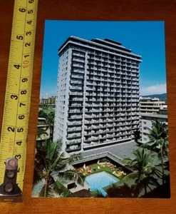 RARE OLD VINTAGE POSTCARD WAIKIKI VILLAGE HOTEL HAWAII #2 - Picture 1 of 2