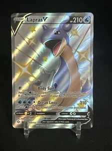 Lapras V SV110/SV122 Shiny Full Art Shining Fates Pokémon Card - Picture 1 of 6