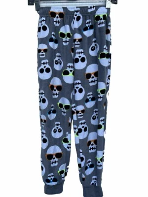 Pantalones de pijama Corcoran para niños talla M con pergaminos multicolores por todas partes Foto 1 de 4