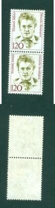 Germany. 1991. Famous Women. Pair, MLH. 1.20DM. Elisabeth Selbert. Scott# 1485. - Picture 1 of 1