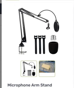 microphone swing arm clamp on stand - Picture 1 of 3