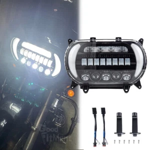 For Harley Road Glide Limited FLTRK LED Headlight Hi/Lo Turn Signal DRL Headlamp - Picture 1 of 16