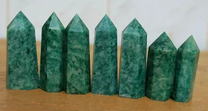 345g 7 Stück NATÜRLICHE HÜBSCHE HTELONGSEN KRISTALL PUNKT HEILUNG - Bild 1 von 12