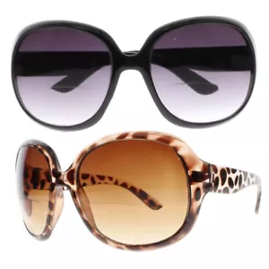 Ladies Tortoise Oversized Bifocal Reading Glasses Sunglasses Tinted UV400 Lenes - Picture 1 of 7