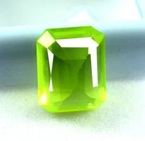 Natural Attractive shines Peridot 9.05 CT Emerald Cut  Loose gemstone GGI - Picture 1 of 4
