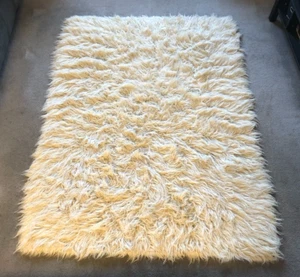 VTG Karamichos Export Flokati Shag Wool Area Rug - 5' x 7' - Made in Greece - Picture 1 of 4