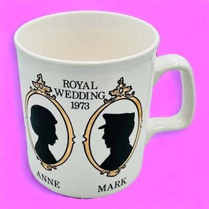 Anne & Mark 1973 Royal Wedding Mug - This mug lasted longer than their marriage. - Bild 1 von 7