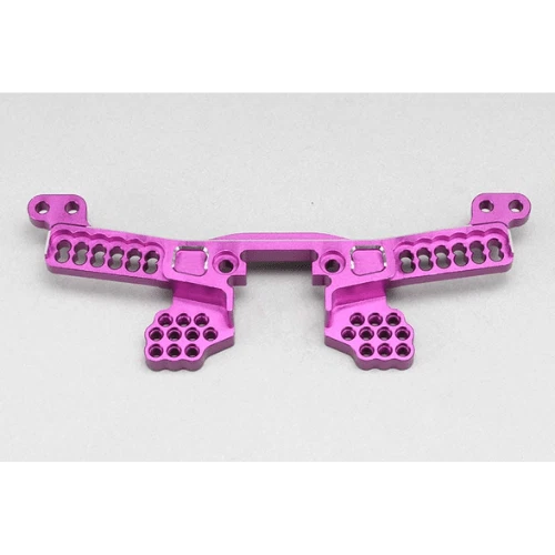 Yokomo Aluminum Rear Shock Tower (Purple) [Y2-018AR2PA] - Image 1 of 1