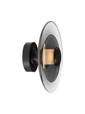 现代玻璃圆盘壁灯LED卧室家居装饰壁灯灯具 — 第 1/4 张图片