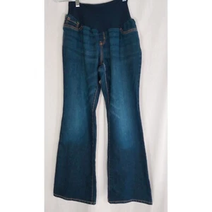 Oh Baby! Motherhood Maternity Jeans Boot Cut Half Panel LG - Picture 1 of 3