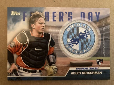 2023 Topps Series 2 Adley Rutschman Fathers Day Relic Blue Parallel FD-AR - Image 1 of 2