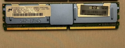 8GB 2RX4  PC2-5300F DDR2, 667, CLS, ECC for Computers, Servers, etc. - Image 1 of 3