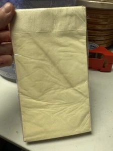 Ivory 3-Ply Guest Towel Napkins 16CT. Tableware Decorations Supplies New! - Picture 1 of 2