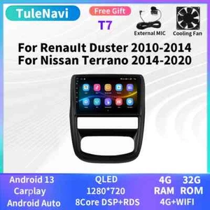 For Renault Duster GPS Video Player For Nissan Terrano CarPlay Car Radio Screen - Picture 1 of 32
