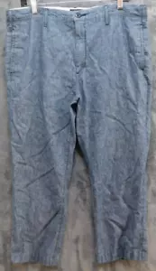 Pantalones Levi's Two Horse Marca Mezcla de Lino Para Hombre 36x30 Azul Corto - Imagen 1 de 11
