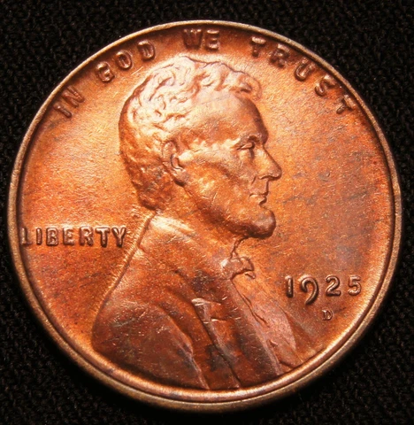 1925-D Lincoln Wheat Cent, MS++++R/B Cover