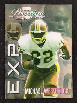 1999 Playoff Prestige EXP Reflections Silver Michael Westbrook 2130/3250 #EX61 - Image 1 of 2