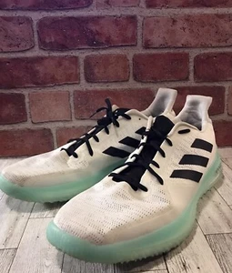 Adidas PR Trainer Mens 15 Boost FV 6946  White Blue Sneaker Shoe - Picture 1 of 7