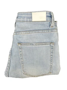 ZGY Women's Acid Wash Denim Distressed Jeans Skinny Crop Leg Slim Fit Size 28 - Picture 1 of 16