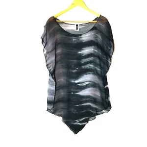 Becca By Rebecca Women Size XS-S  Virture Print Tie Dye Swimsuit Coverup Tunic - Picture 1 of 7