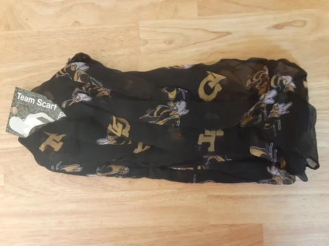 Georgia Tech Lot Of 12  Mascot Wear Black Scarves NCAA College Cover