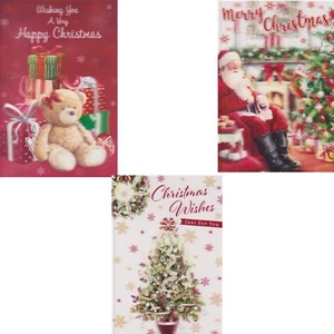 TARJETA DE NAVIDAD EFECTO 3D NIÑOS NIÑO HIJO NIETO SOBRINO HERMANO AMIGO - Imagen 1 de 7