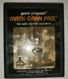 Math Grand Prix Atari 2600 Math Gran Prix Classic Vintage Game Cartridge - Picture 1 of 1