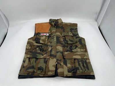 Hunting Vest Camo Embroider Korea 87-89 Size L - Image 1 of 4